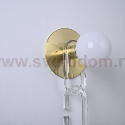 Настенный светильник CHAIN WALL Прозрачный ImperiumLoft 178089-26