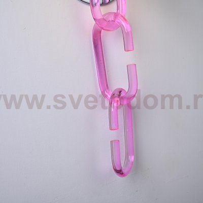 Настенный светильник CHAIN WALL Розовый ImperiumLoft 178090-26