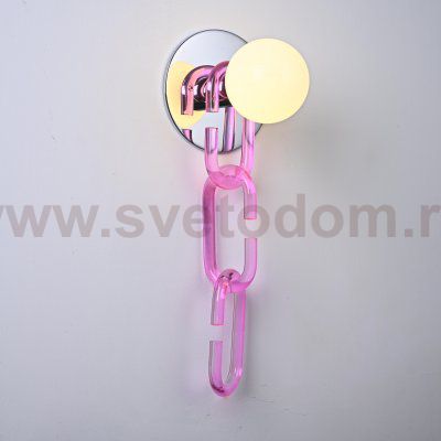 Настенный светильник CHAIN WALL Розовый ImperiumLoft 178090-26