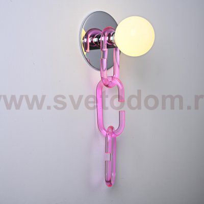Настенный светильник CHAIN WALL Розовый ImperiumLoft 178090-26