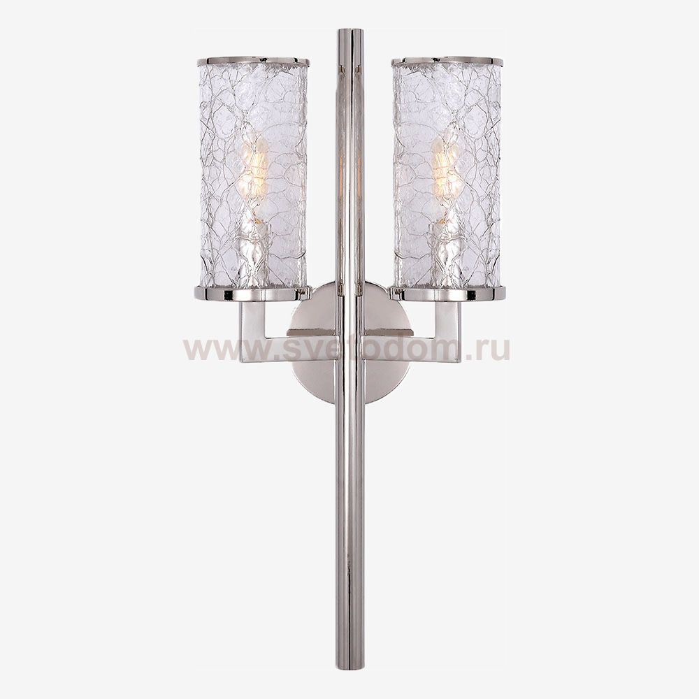 Бра Liaison Double Arm Sconce Хром ImperiumLoft 178115-26