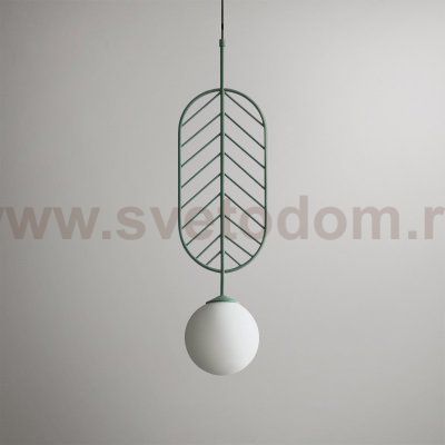 Подвесной светильник LEAF C Зелёный ImperiumLoft 178143-26