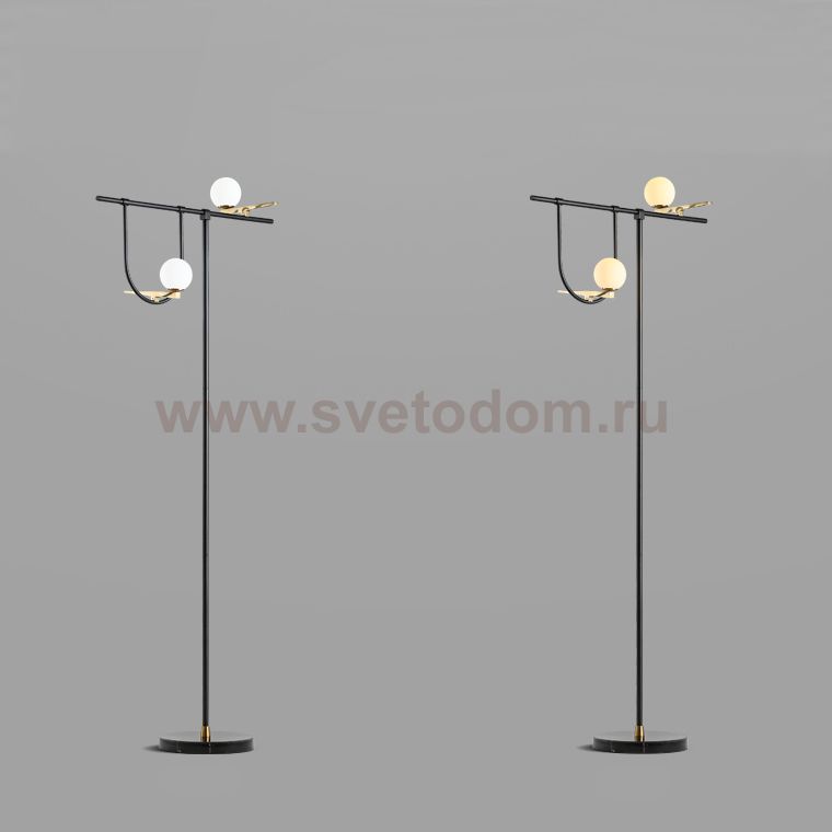 Напольный светильник BIRDS Черный ImperiumLoft 178155-26