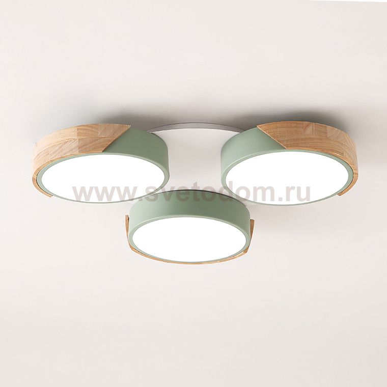 Подвесная люстра CLIP 3 Зеленый ImperiumLoft 178184-26