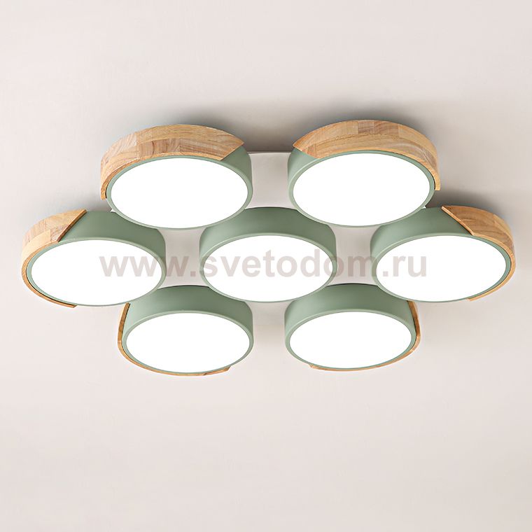 Подвесная люстра CLIP 7 Зеленый ImperiumLoft 178186-26