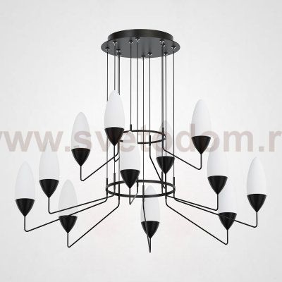 Подвесная люстра TACT 8+4 ImperiumLoft 178239-26