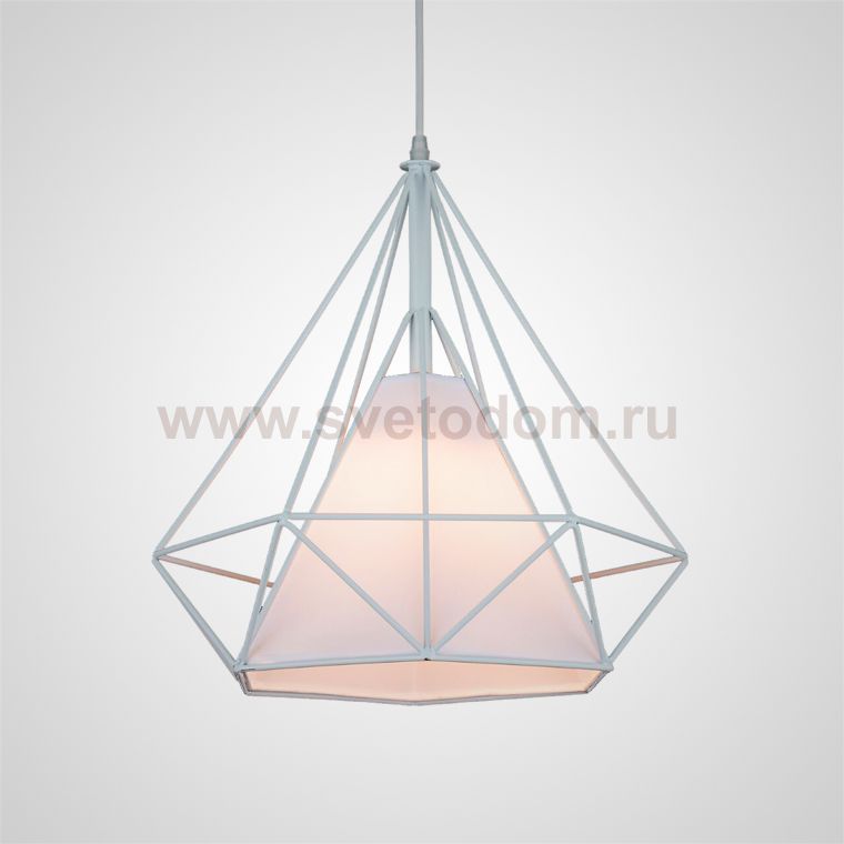 Подвесной светильник The Diamond Chandelier Kevin Reilly 1 D37 Белый ImperiumLoft 178243-26