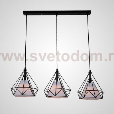 Подвесной светильник The Diamond Chandelier Kevin Reilly 3 Белый ImperiumLoft 178245-26