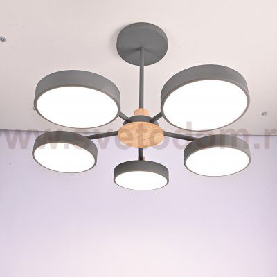 Потолочная люстра MOVE 5 Gray ImperiumLoft 178249-26