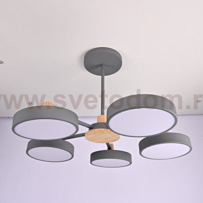 Потолочная люстра MOVE 5 Gray ImperiumLoft 178249-26