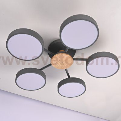 Потолочная люстра MOVE 5 Gray ImperiumLoft 178249-26