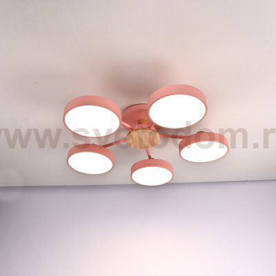 Потолочная люстра MOVE 5 Pink ImperiumLoft 178251-26
