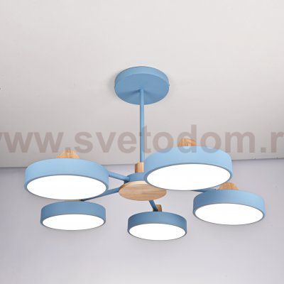 Потолочная люстра MOVE 5 Blue ImperiumLoft 178252-26