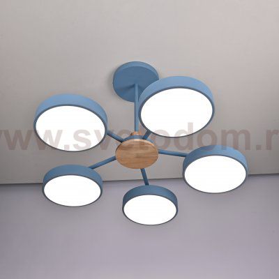 Потолочная люстра MOVE 5 Blue ImperiumLoft 178252-26