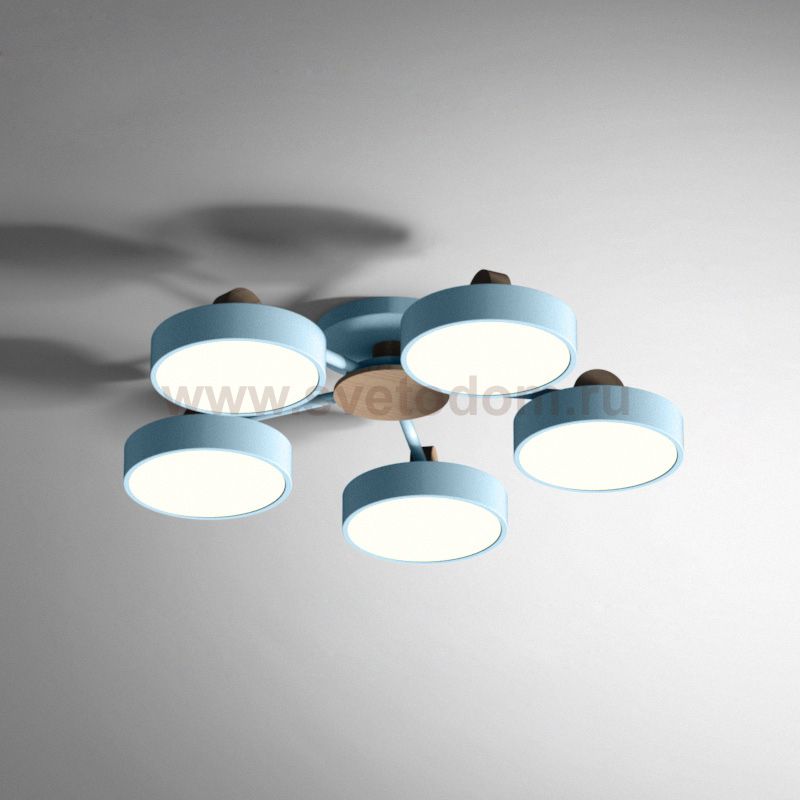 Потолочная люстра MOVE 5 Blue ImperiumLoft 178252-26
