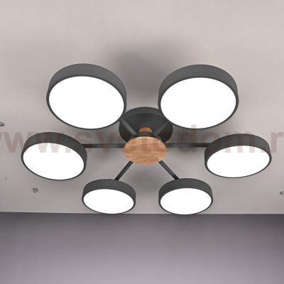 Потолочная люстра MOVE 6 Gray ImperiumLoft 178253-26