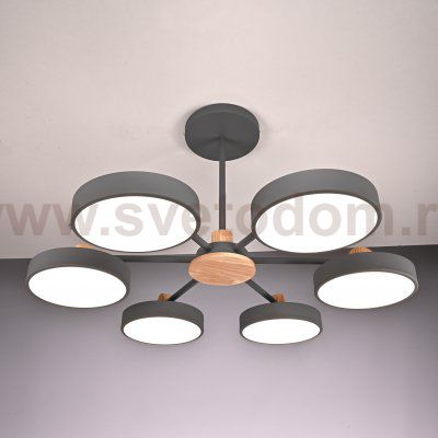 Потолочная люстра MOVE 6 Gray ImperiumLoft 178253-26