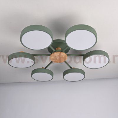 Потолочная люстра MOVE 6 Green ImperiumLoft 178254-26