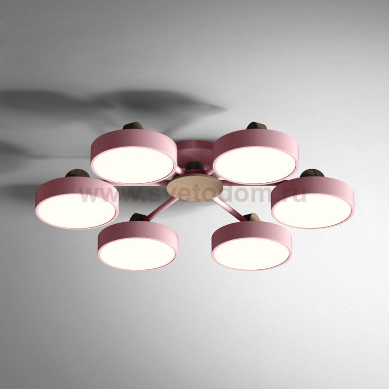 Потолочная люстра MOVE 6 Pink ImperiumLoft 178255-26