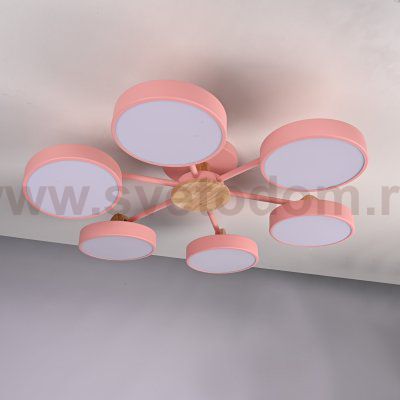 Потолочная люстра MOVE 6 Pink ImperiumLoft 178255-26