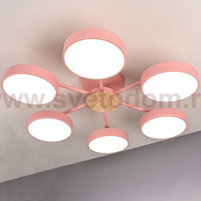 Потолочная люстра MOVE 6 Pink ImperiumLoft 178255-26