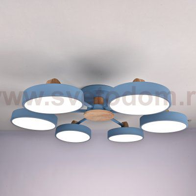 Потолочная люстра MOVE 6 Blue ImperiumLoft 178256-26