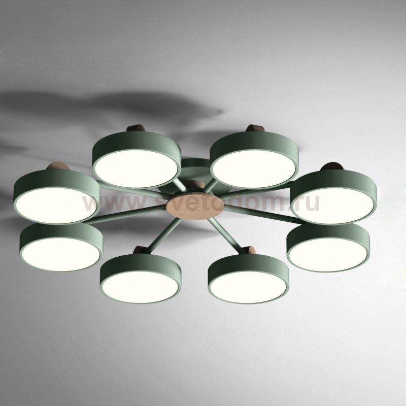Потолочная люстра MOVE 8 Green ImperiumLoft 178258-26