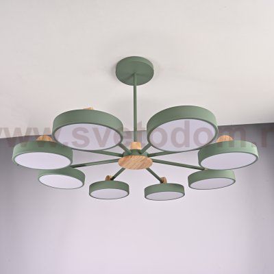 Потолочная люстра MOVE 8 Green ImperiumLoft 178258-26