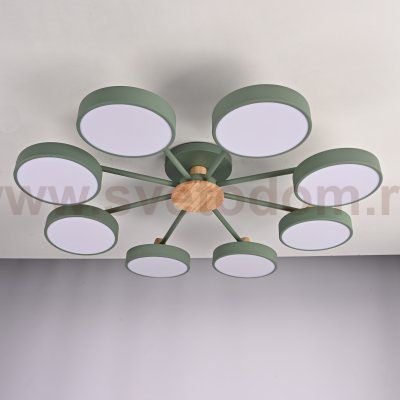 Потолочная люстра MOVE 8 Green ImperiumLoft 178258-26