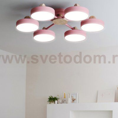 Потолочная люстра MOVE 8 Pink ImperiumLoft 178260-26