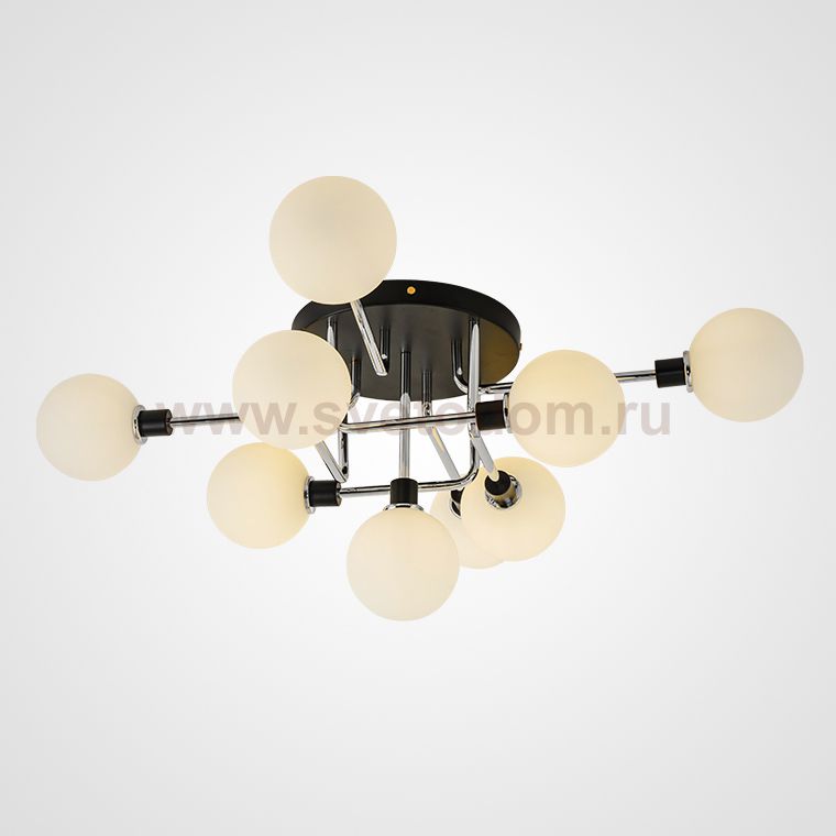 Подвесная люстра NEXO 9 Белый, Серебро ImperiumLoft 178281-26