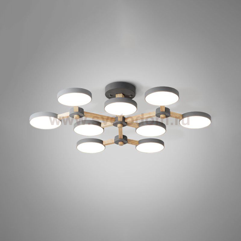 Подвесная люстра TURNA Серый ImperiumLoft 178305-26