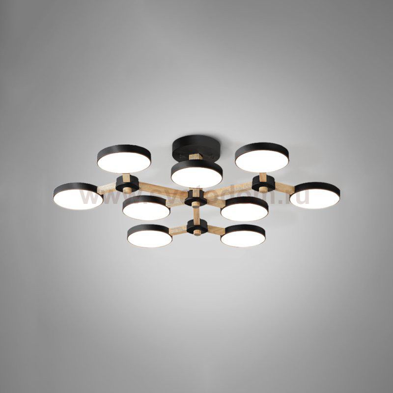 Подвесная люстра TURNA Черный ImperiumLoft 178306-26