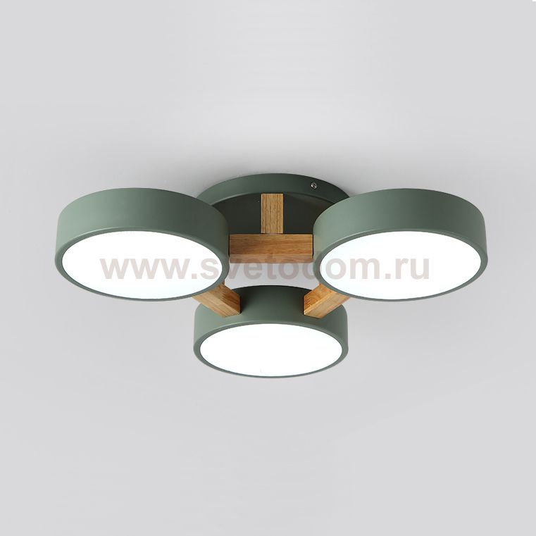 Потолочная люстра JOIST 3 Green ImperiumLoft 178322-26