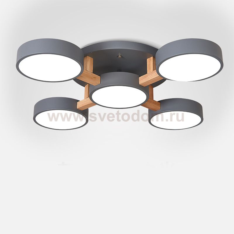 Потолочная люстра JOIST 5 Gray ImperiumLoft 178329-26