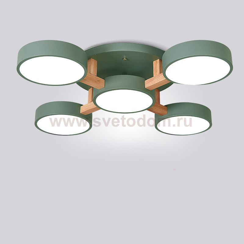 Потолочная люстра JOIST 5 Green ImperiumLoft 178330-26