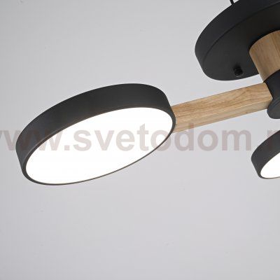 Потолочная люстра TURNA 3 Black ImperiumLoft 178331-26
