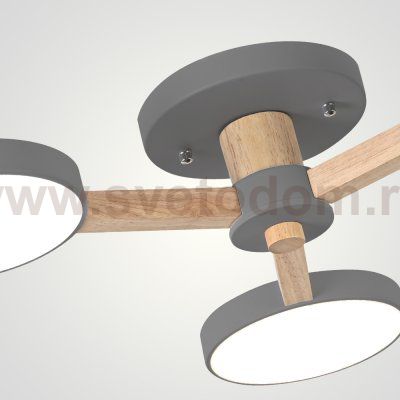 Потолочная люстра TURNA 3 Gray ImperiumLoft 178332-26