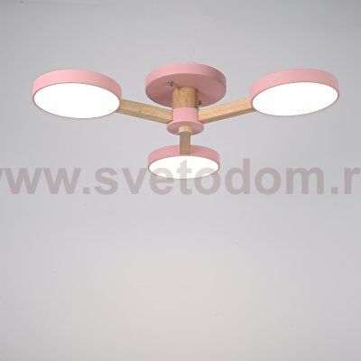Потолочная люстра TURNA 3 Pink ImperiumLoft 178333-26