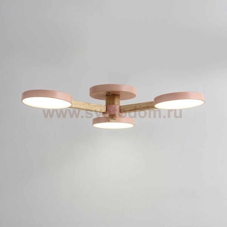 Потолочная люстра TURNA 3 Pink ImperiumLoft 178333-26