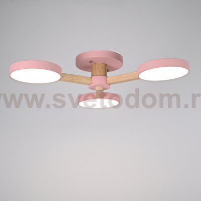 Потолочная люстра TURNA 3 Pink ImperiumLoft 178333-26