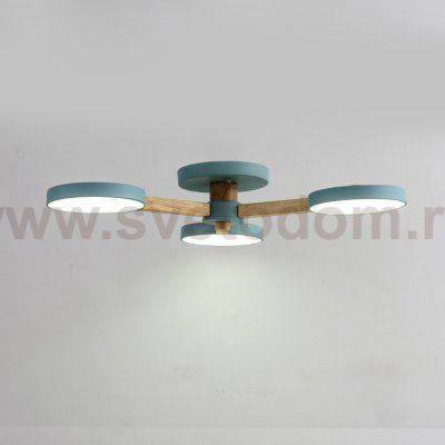 Потолочная люстра TURNA 3 Blue ImperiumLoft 178334-26