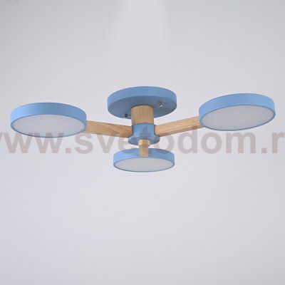 Потолочная люстра TURNA 3 Blue ImperiumLoft 178334-26