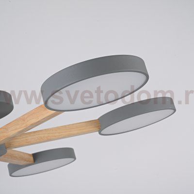 Потолочная люстра TURNA 6 Gray ImperiumLoft 178337-26