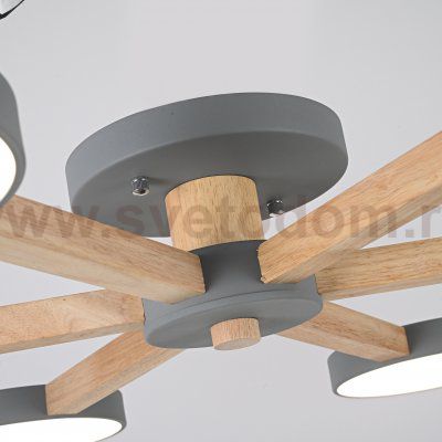 Потолочная люстра TURNA 6 Gray ImperiumLoft 178337-26