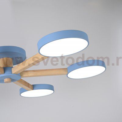 Потолочная люстра TURNA 6 Blue ImperiumLoft 178338-26