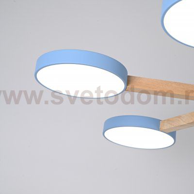 Потолочная люстра TURNA 6 Blue ImperiumLoft 178338-26