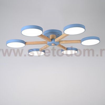 Потолочная люстра TURNA 6 Blue ImperiumLoft 178338-26
