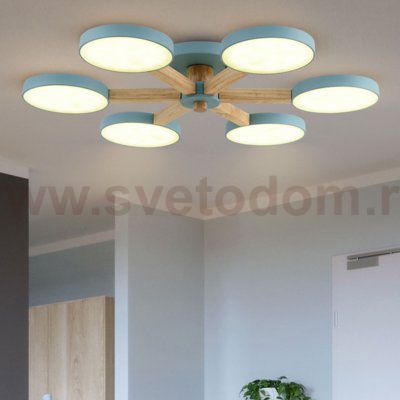 Потолочная люстра TURNA 6 Pink ImperiumLoft 178339-26