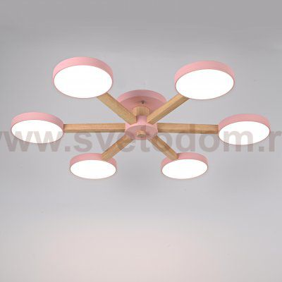 Потолочная люстра TURNA 6 Pink ImperiumLoft 178339-26